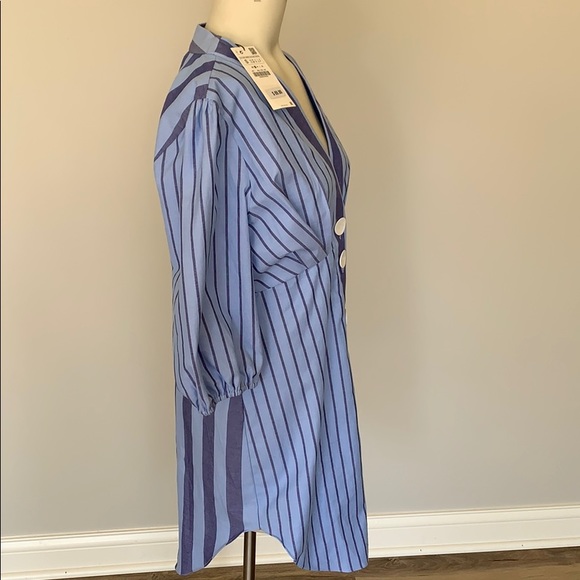 Blue Striped Tunic Zara Woman - Picture 4 of 4